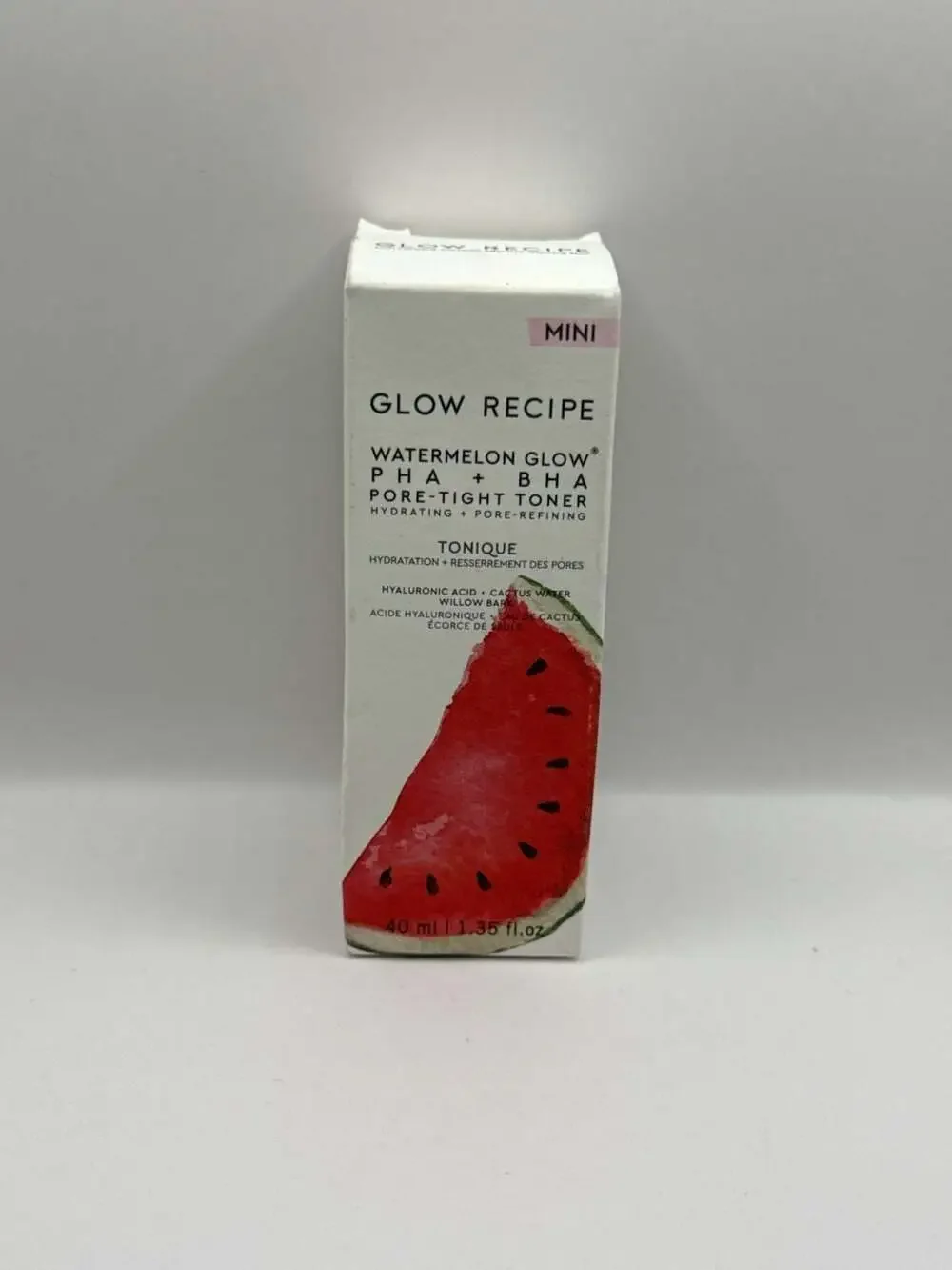 Glow Recipe Watermelon Glow PHA + BHA Pore-Tight Toner Mini 40ml 1.35 fl oz